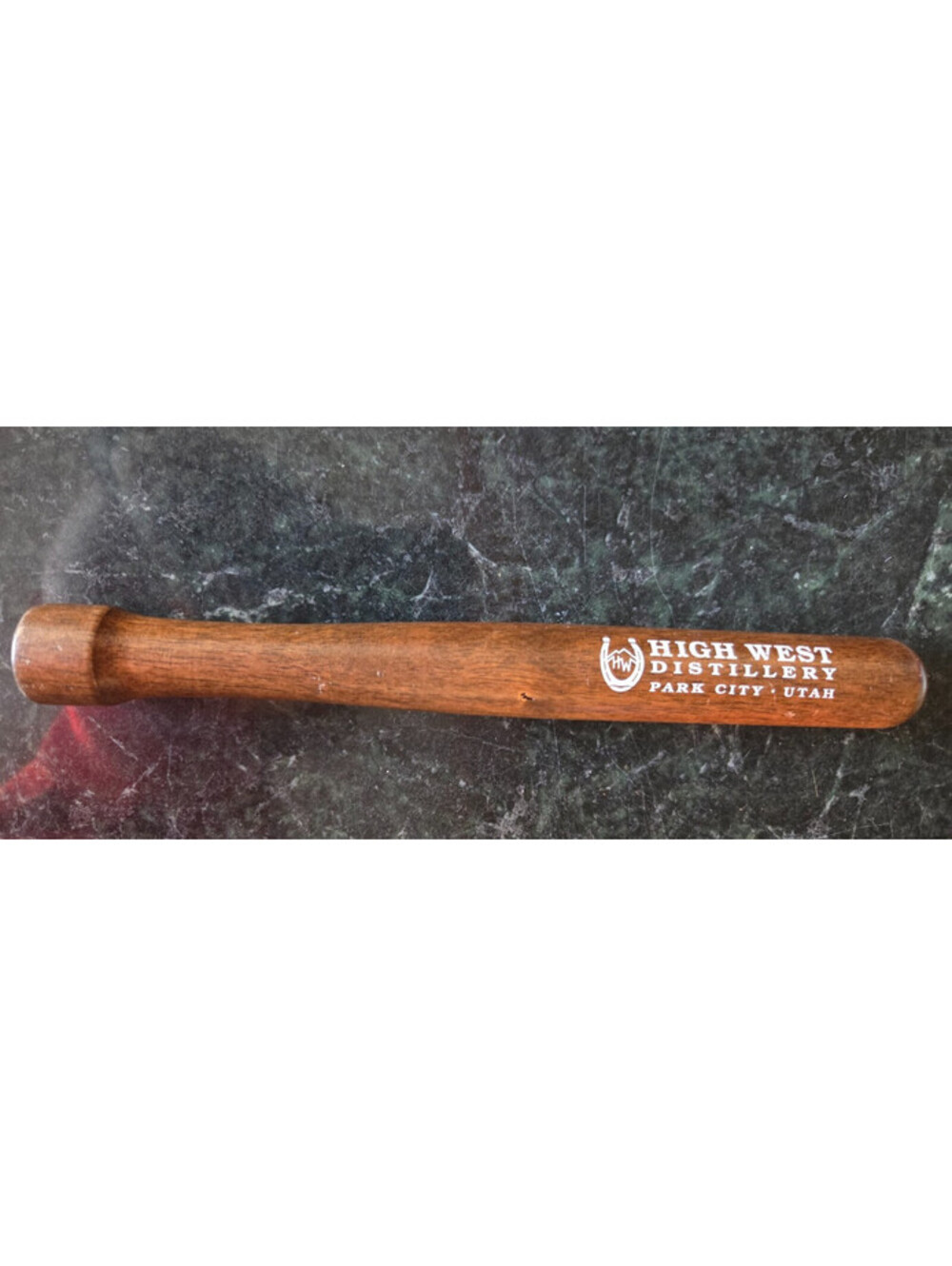 High West Distillery Wooden Muddler – Cocktail Tool from Park City Utah Barware